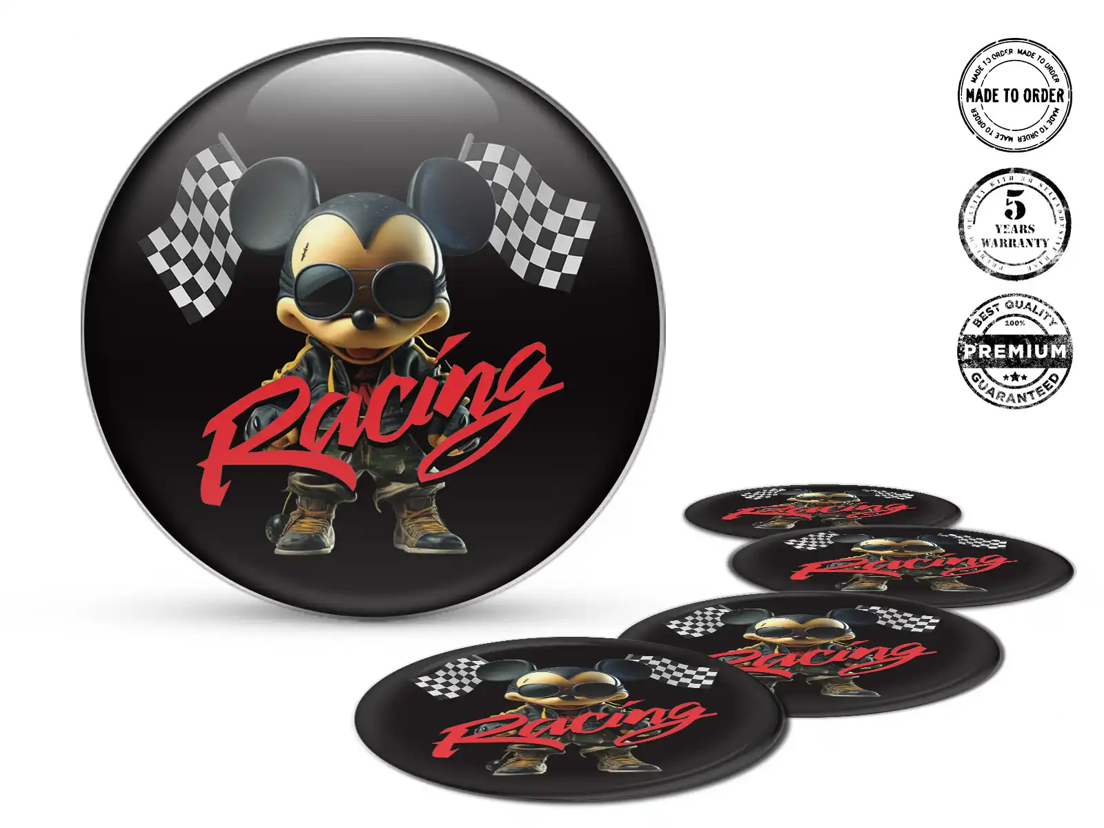 Silicone stickers Premium Style Drift Labels for Cars